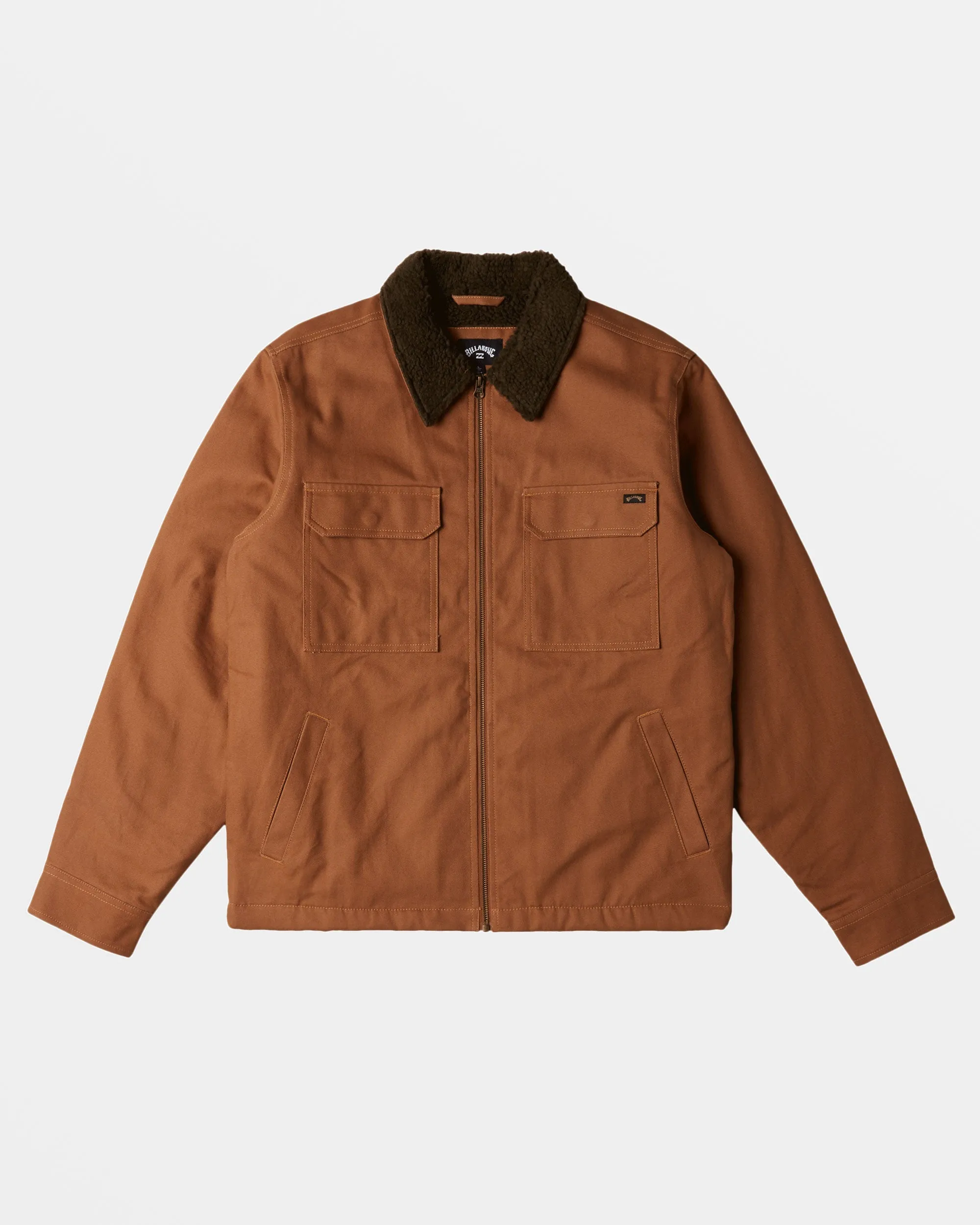 Barlow Sherpa Canvas Jacket - Camel