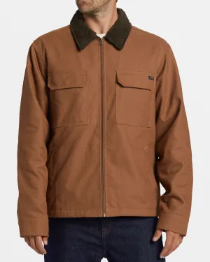 Barlow Sherpa Canvas Jacket - Camel