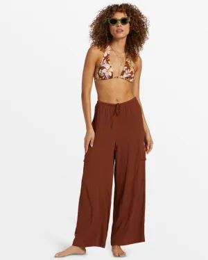 Billabong Beach Babe Beach Cargo Pants - TOASTED COCONUT