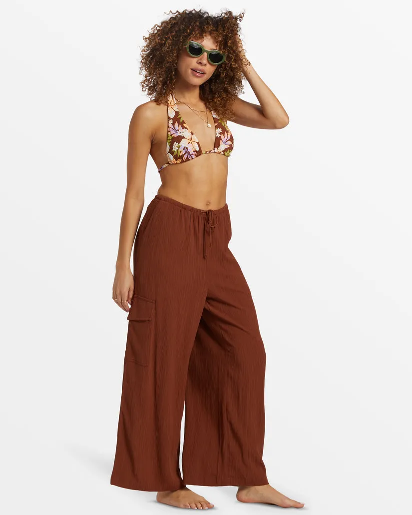 Billabong Beach Babe Cargo Pants-Toasted Coconut