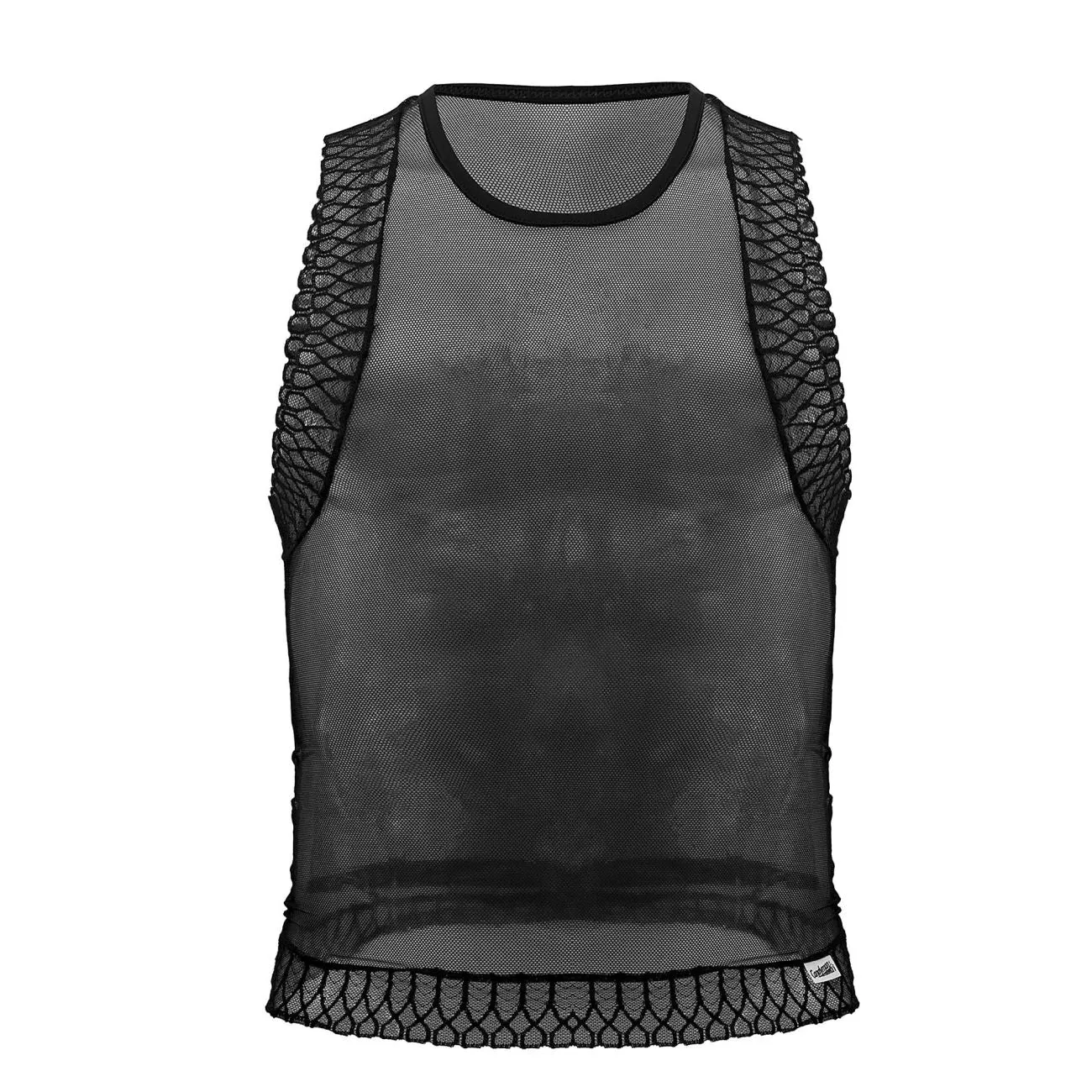 CandyMan 99758 Mesh Tank Top Color Black