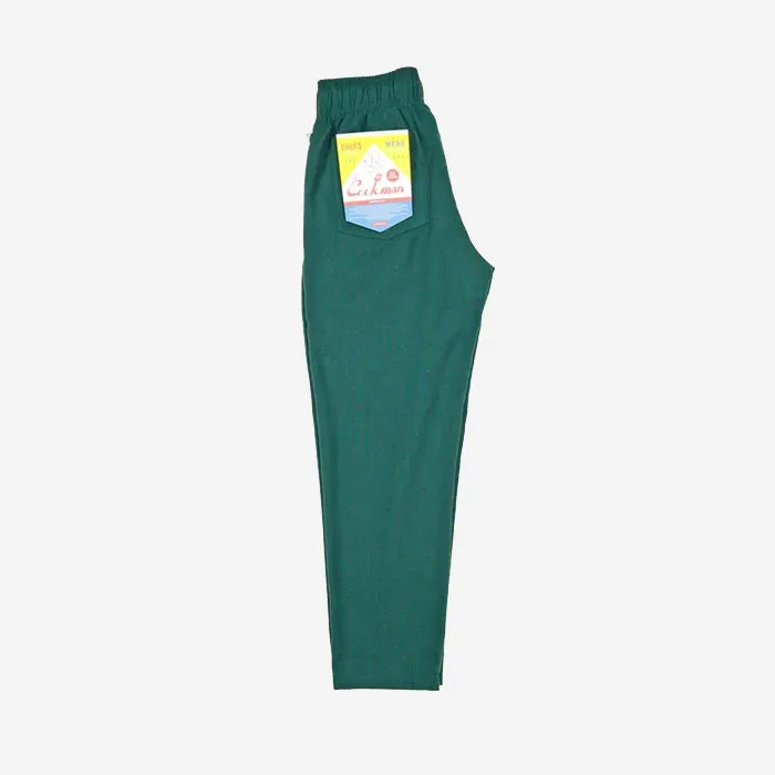 Chef Pants - Green Light Tweed Stripe