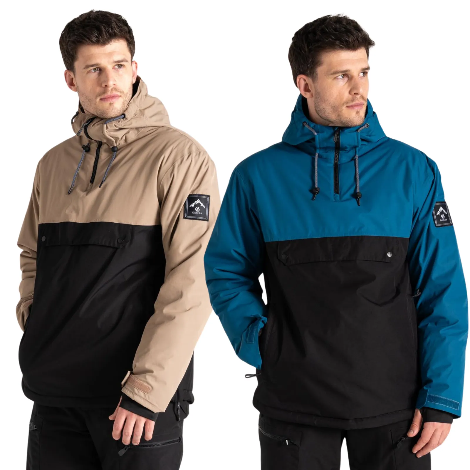 Dare 2b Mens Freeride Overhead Pullover Hooded Ski Jacket