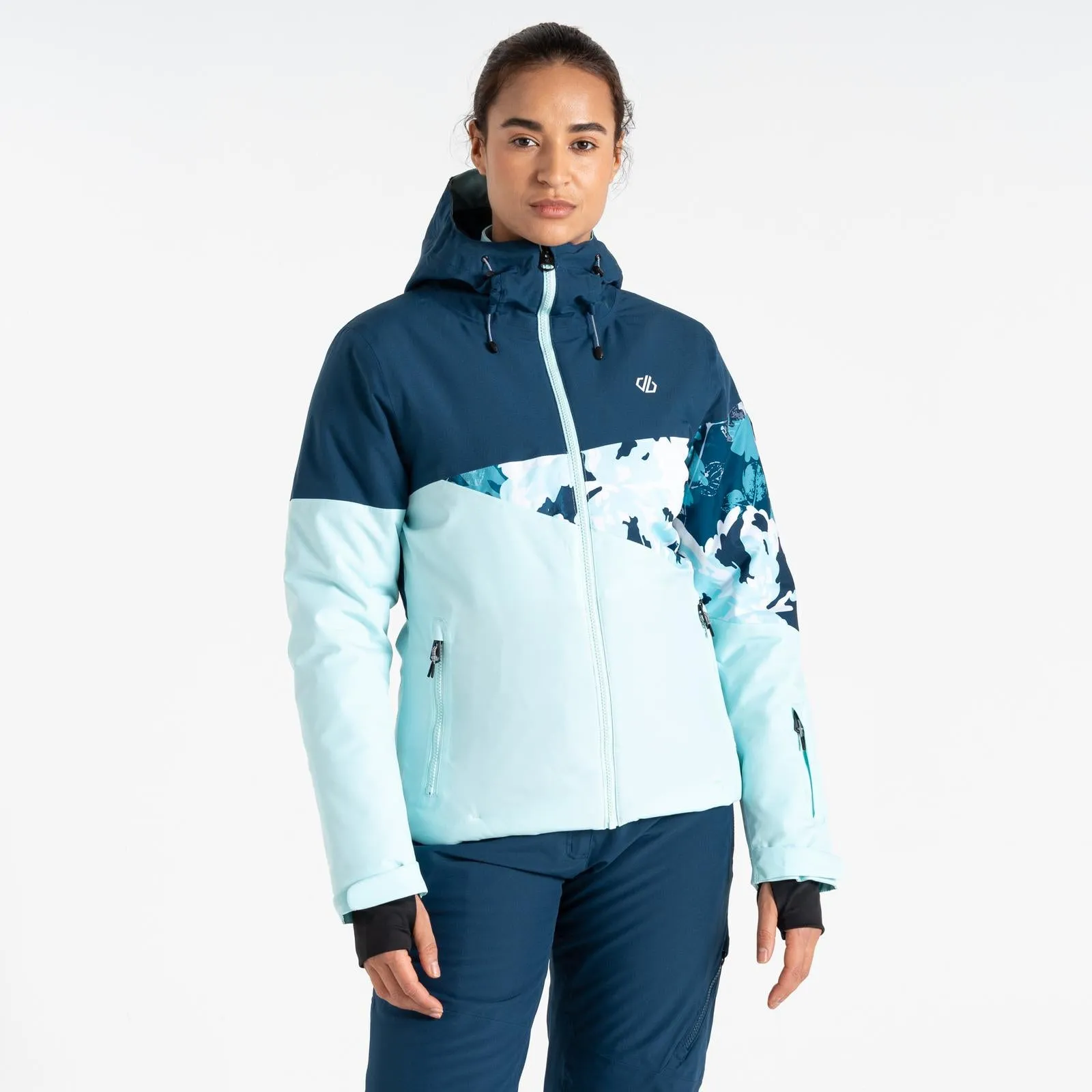 Dare 2b Womens Ice III Hooded Waterproof Ski Jacket