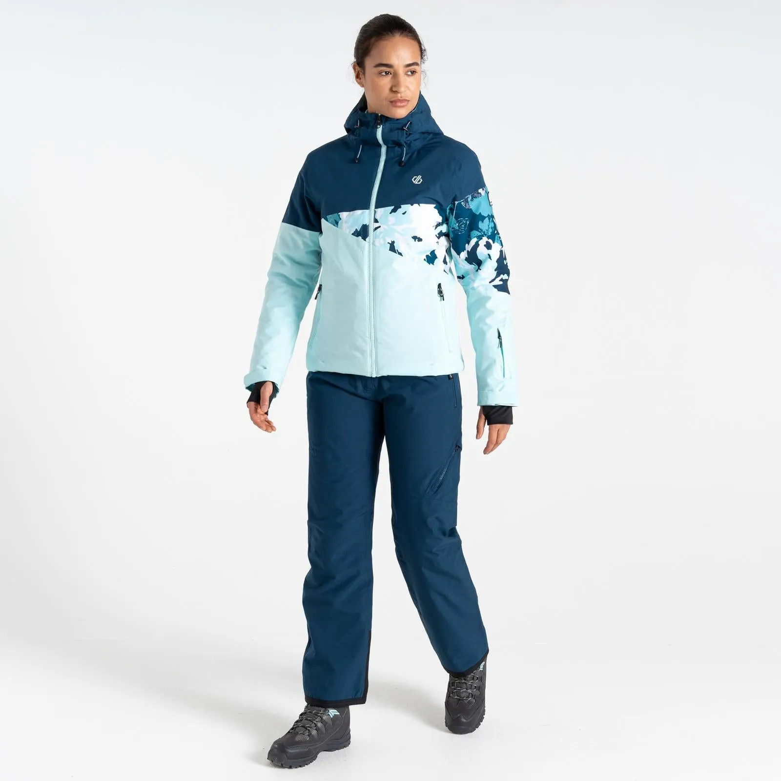 Dare 2b Womens Ice III Hooded Waterproof Ski Jacket