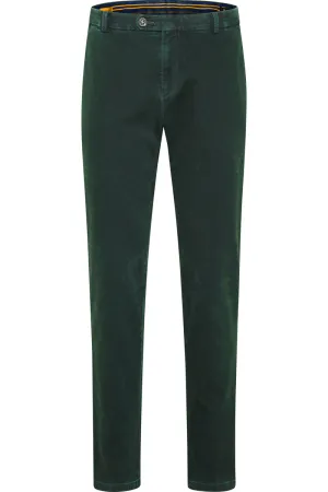 Dark Green Cashmere Feel Stretch Pants