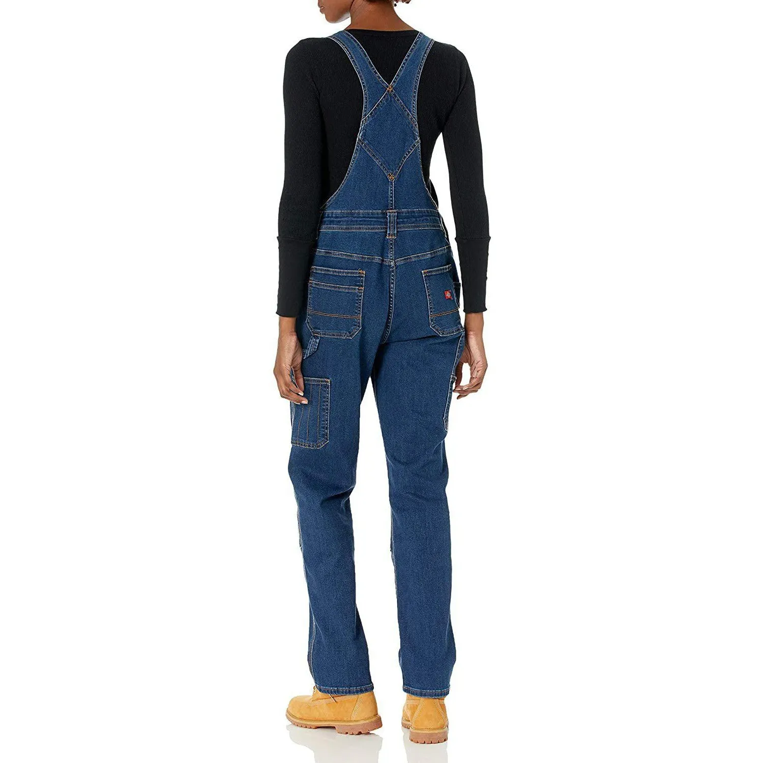 Dickies Women's Denim Double Front Bib Overalls