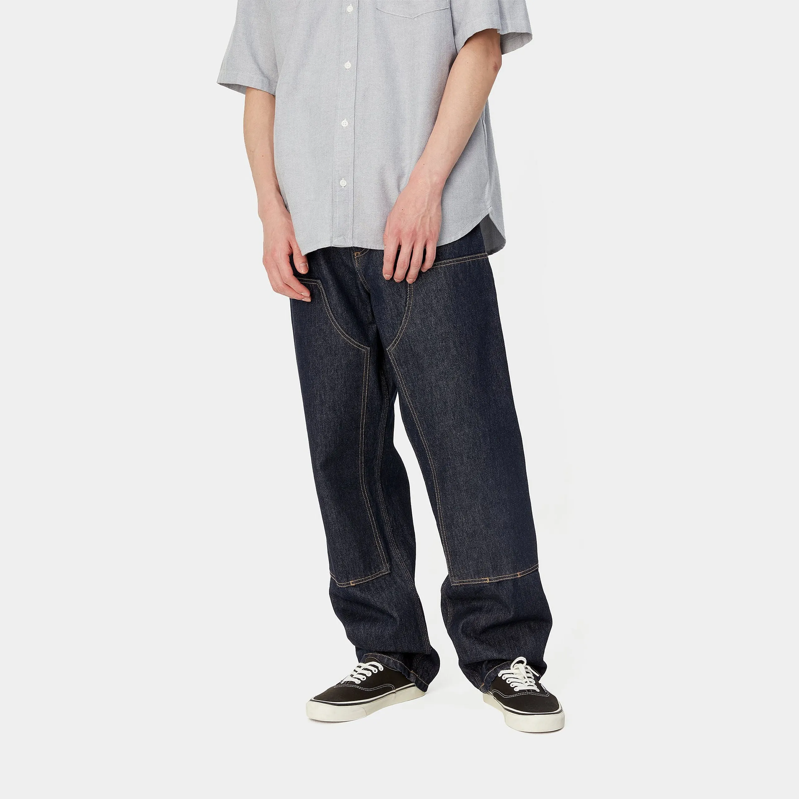 DOUBLE KNEE PANT / CARHARTT WIP / BLUE RINSED