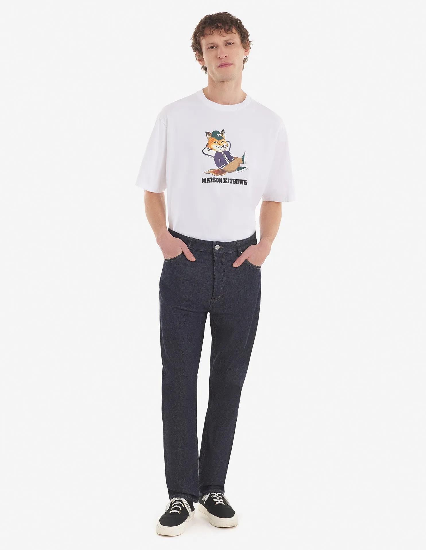 Dressed Fox Easy Tee White