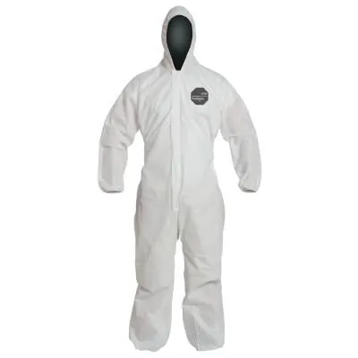 DuPont™ Proshield 10 Coveralls White with Attached Hood, White, 2X-Large, PB127SW-2XL