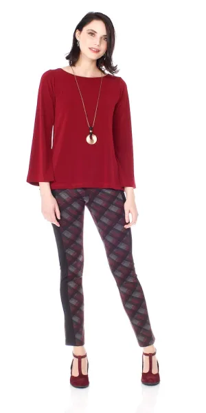 Ellery 2 Top, burgundy