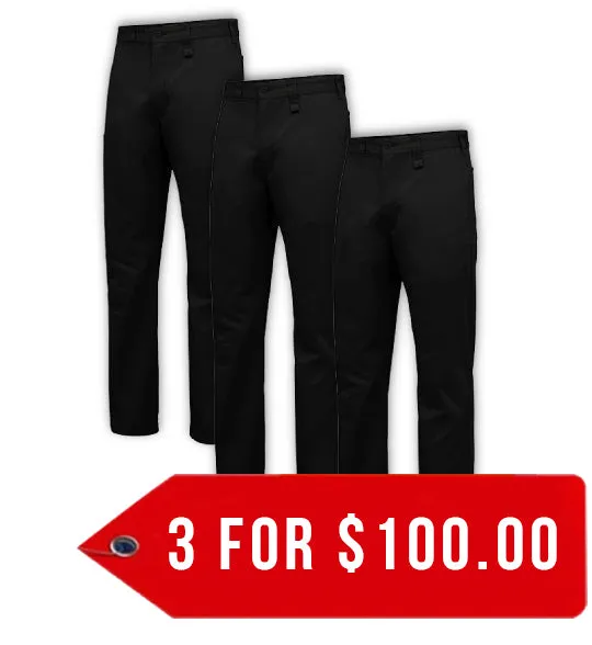 Hard Yakka Core Relaxed Fit Stretch Work Pant (Y02596-1)-3 Pack