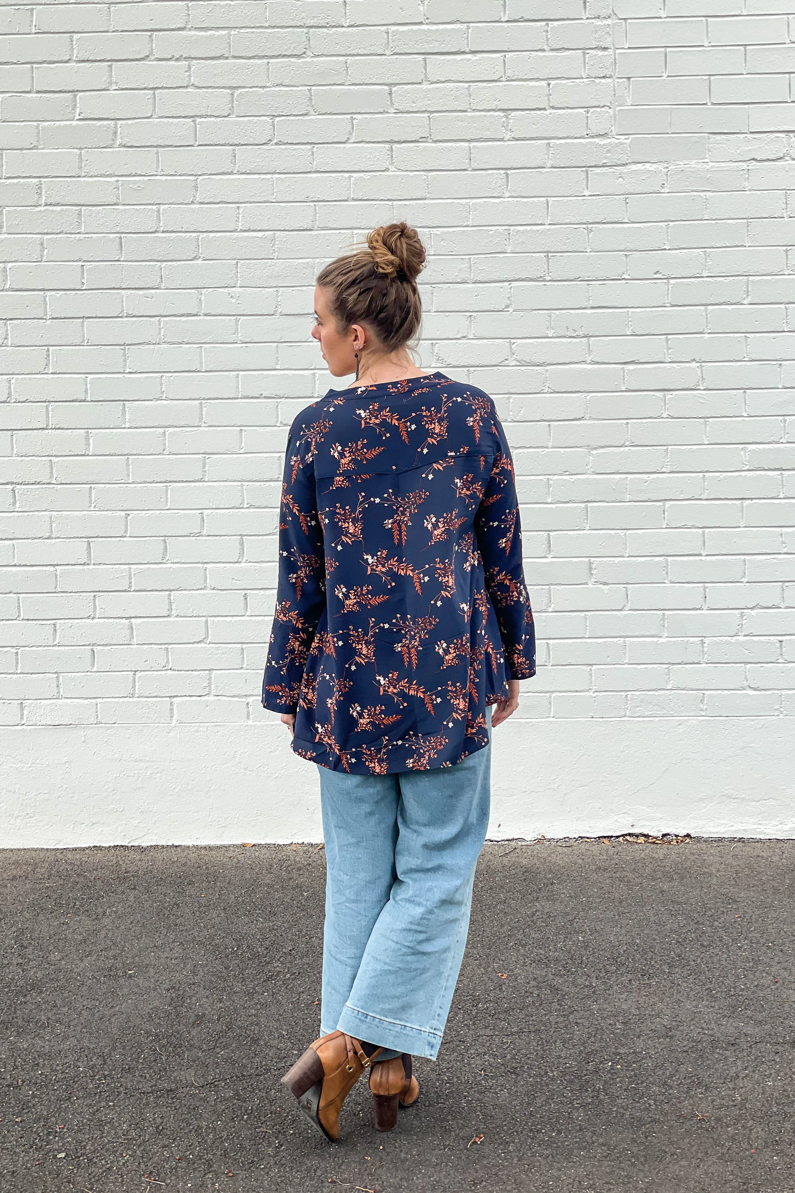 Heathcote Top - Autumn Floral