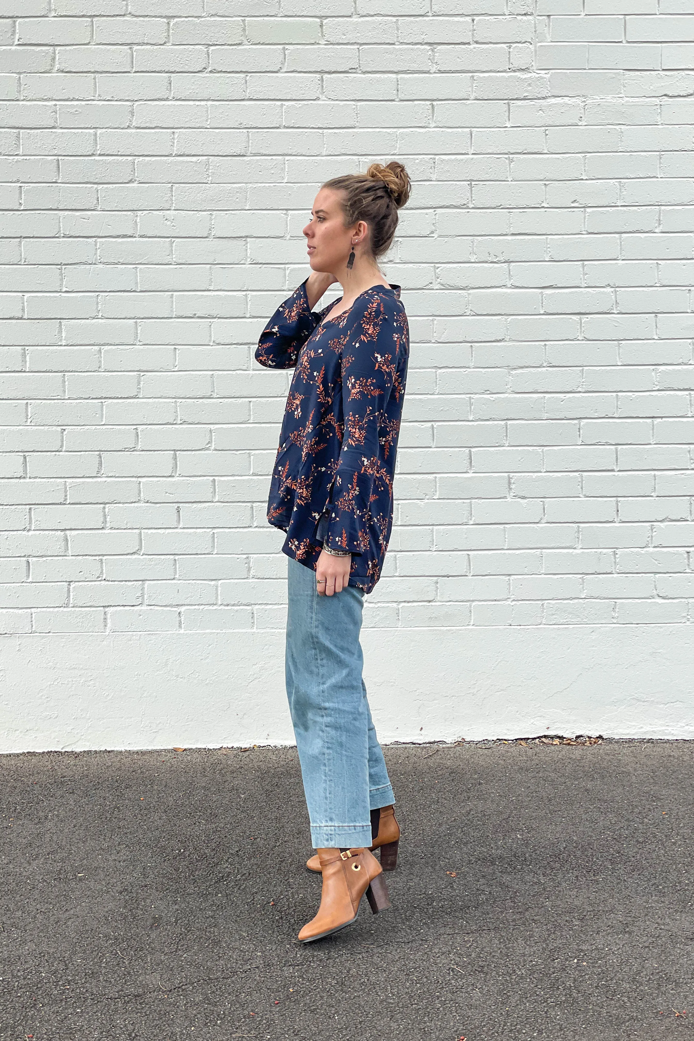 Heathcote Top - Autumn Floral