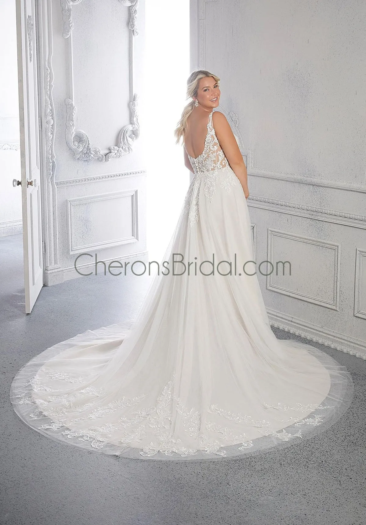 Julietta - 3321 - Chrissy - Cheron's Bridal, Wedding Gown