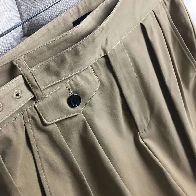 Khaki Gurkha Pants For Men - Vintage Military Style Trousers