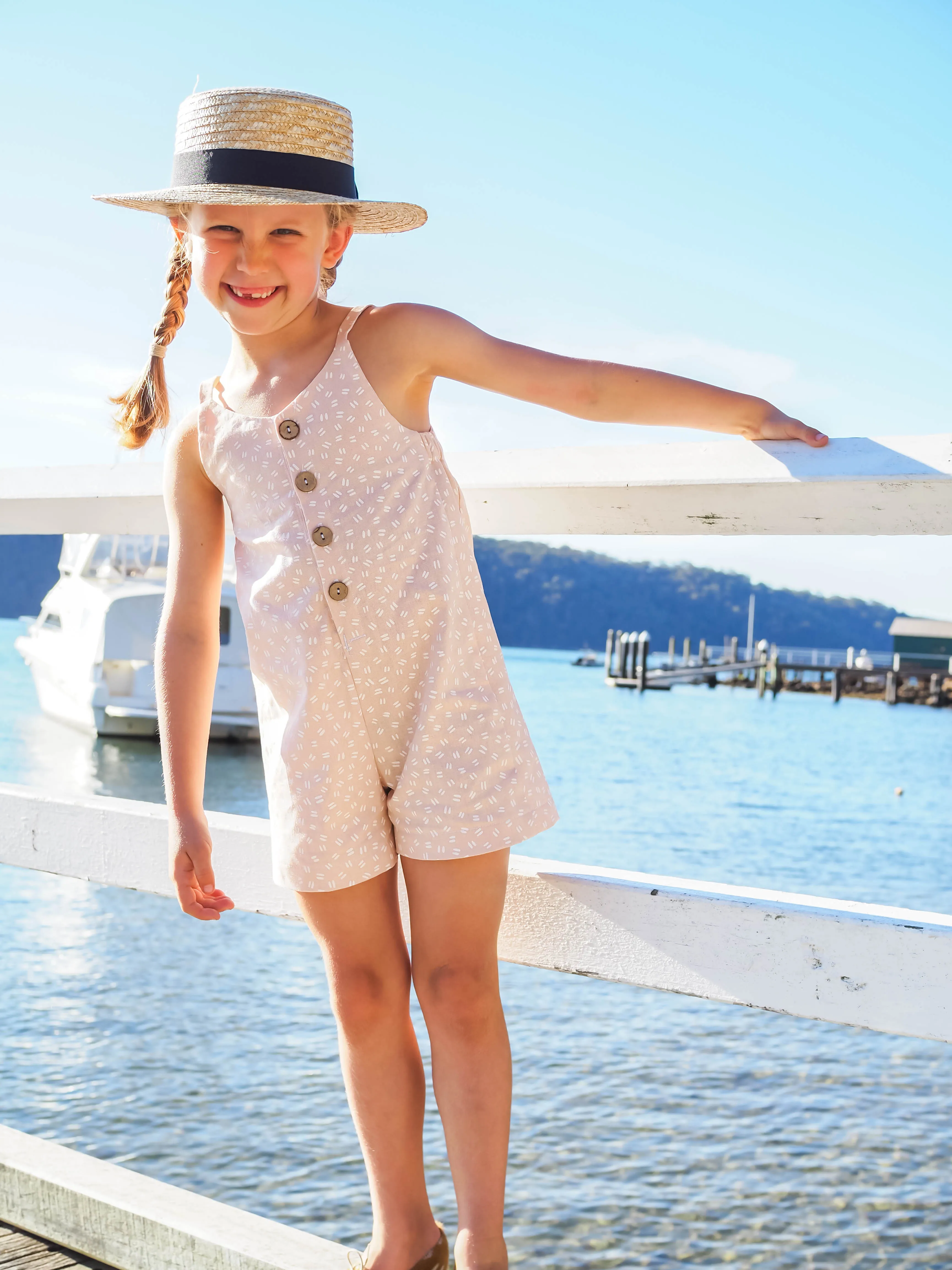 Kids Mykonos Romper Sewing Pattern