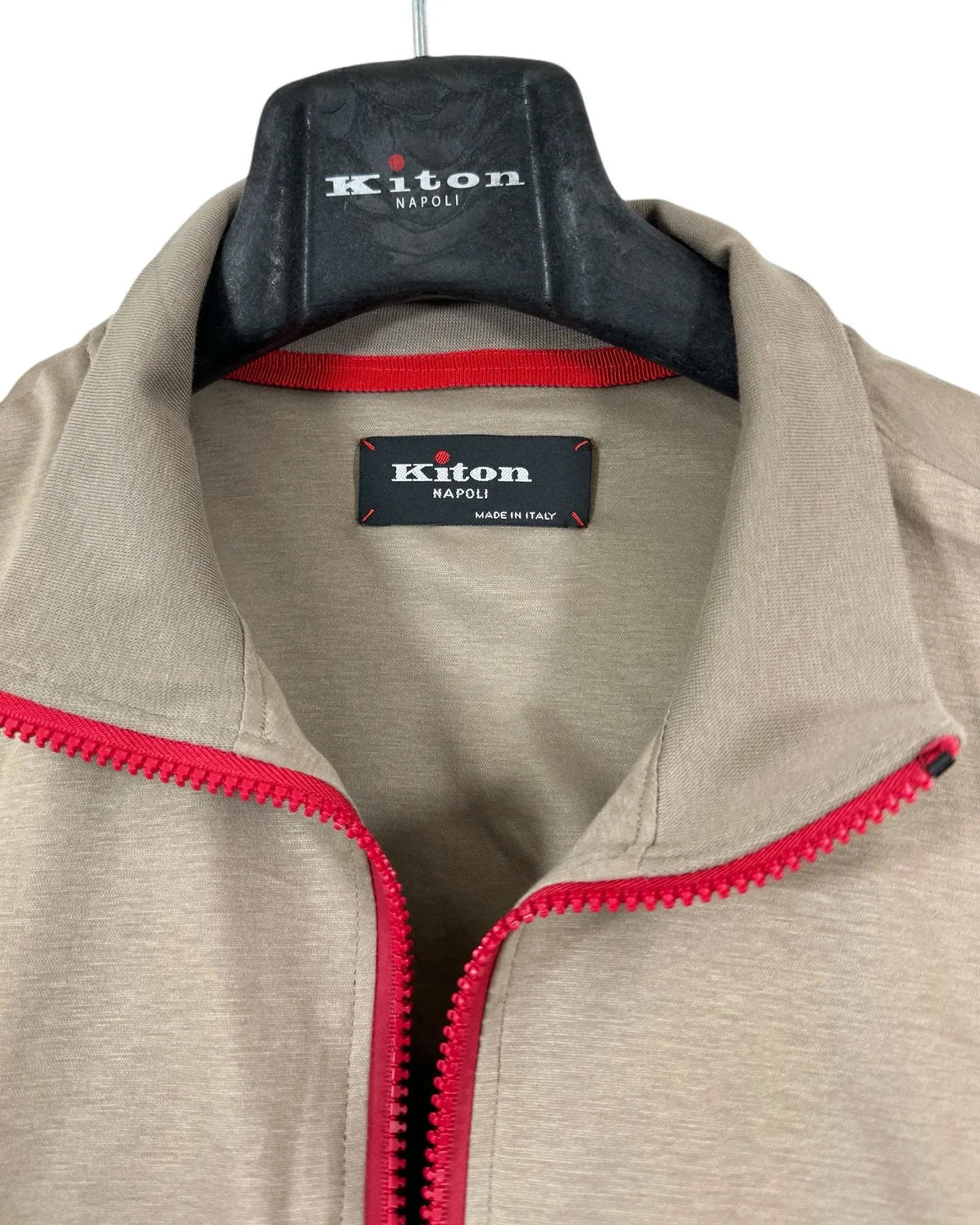 Kiton Jacket Beige Full Zip Activewear EU 50 / M FINAL SALE