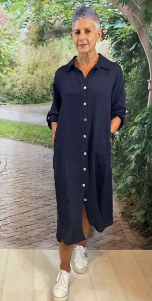 La Strada Italian Linen Dress