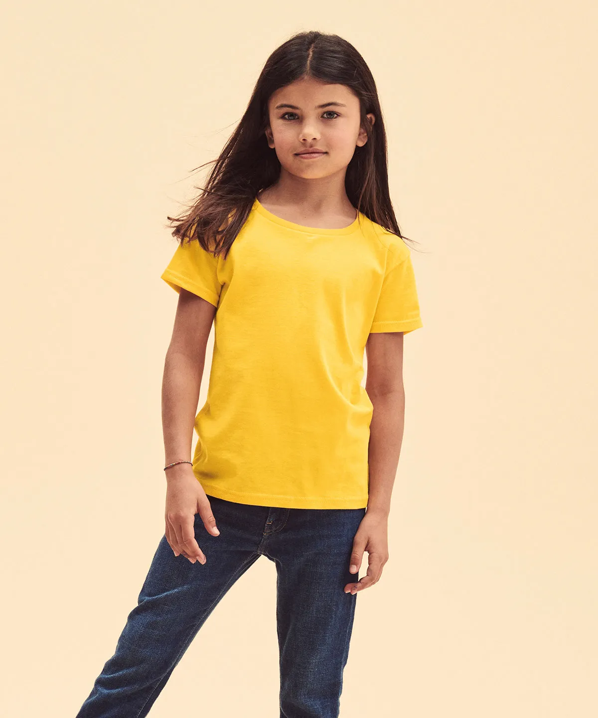 Light Graphite - Girls iconic T