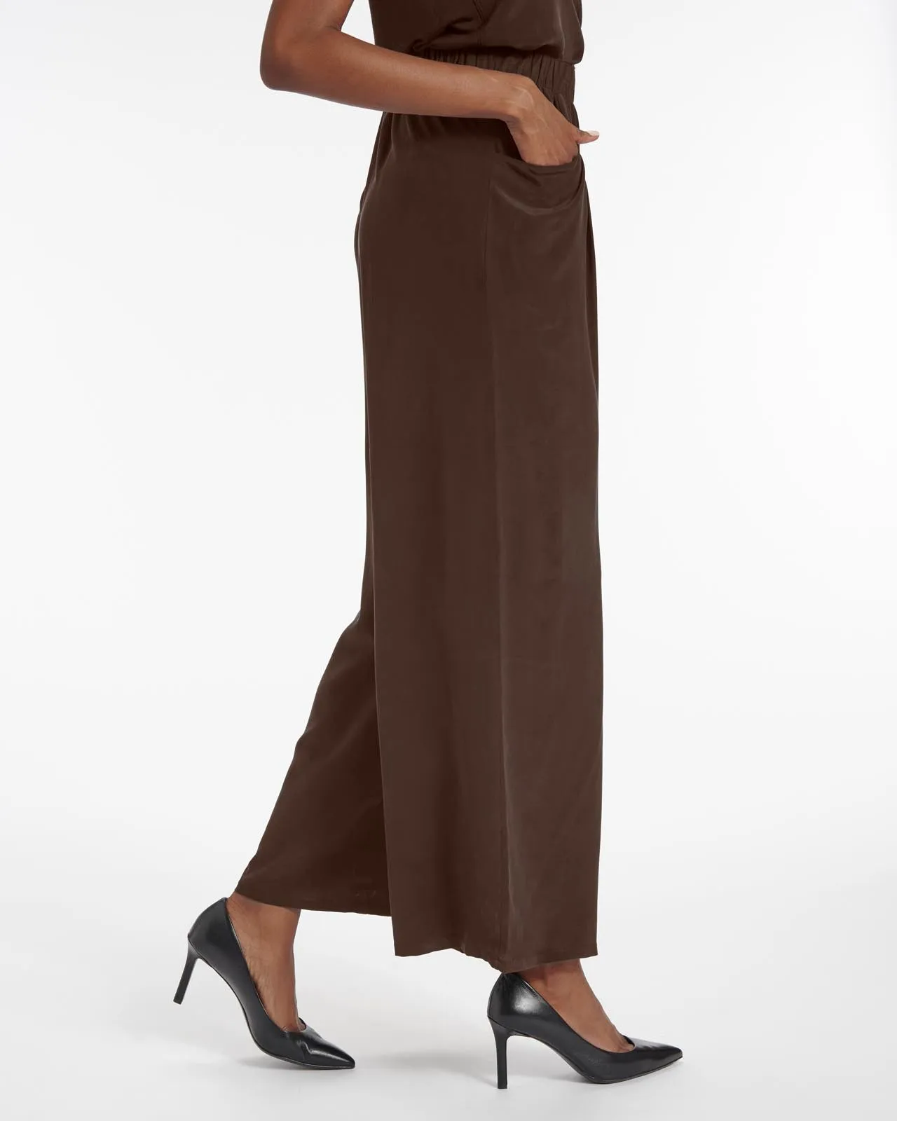 Lima Silk Wide Leg Pant