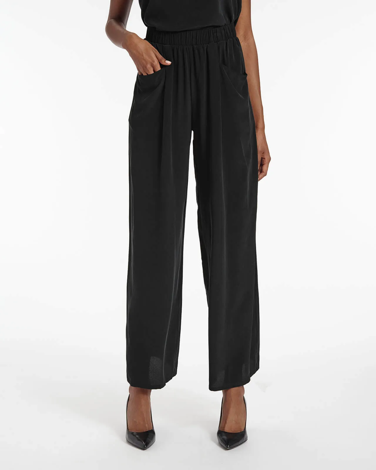 Lima Silk Wide Leg Pant