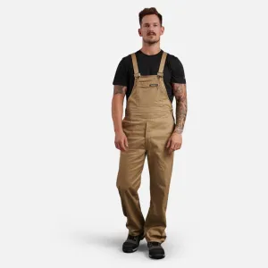 Originals Bib and Brace Cotton Drill Work Overalls - K02010 (Khaki)