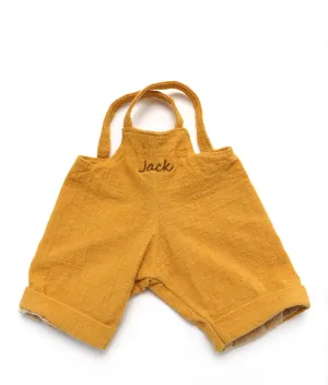 Personalised Overalls - Mustard