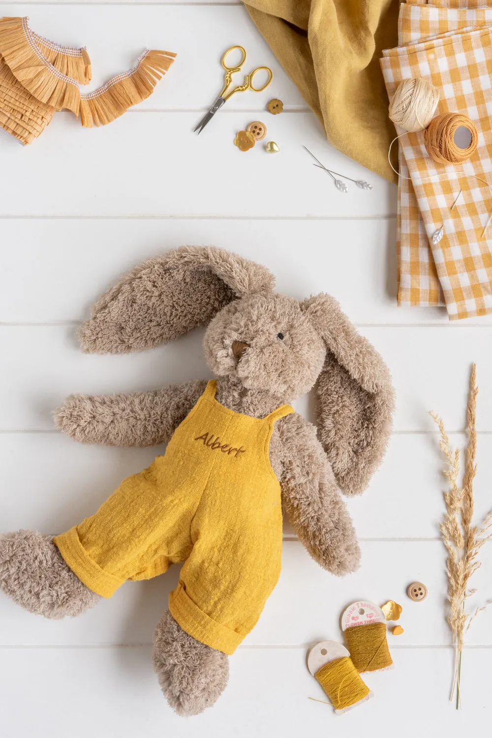 Personalised Overalls - Mustard