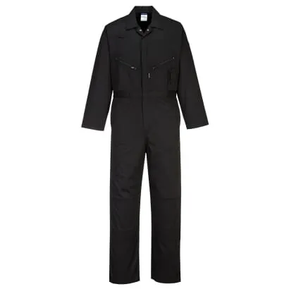 Portwest Zip Front Kneepad Coverall Overall Mechanic Boiler Suit-C815