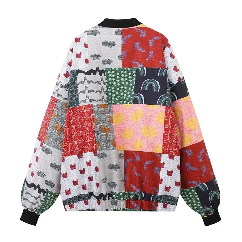 Pre Order:  Multi-Print Quilted Reversible Jacket