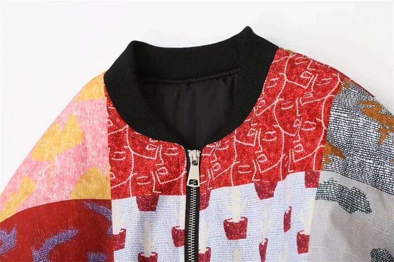 Pre Order:  Multi-Print Quilted Reversible Jacket