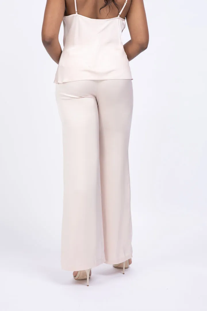 Ramy Brook Joss Wide-Leg Pants Blush