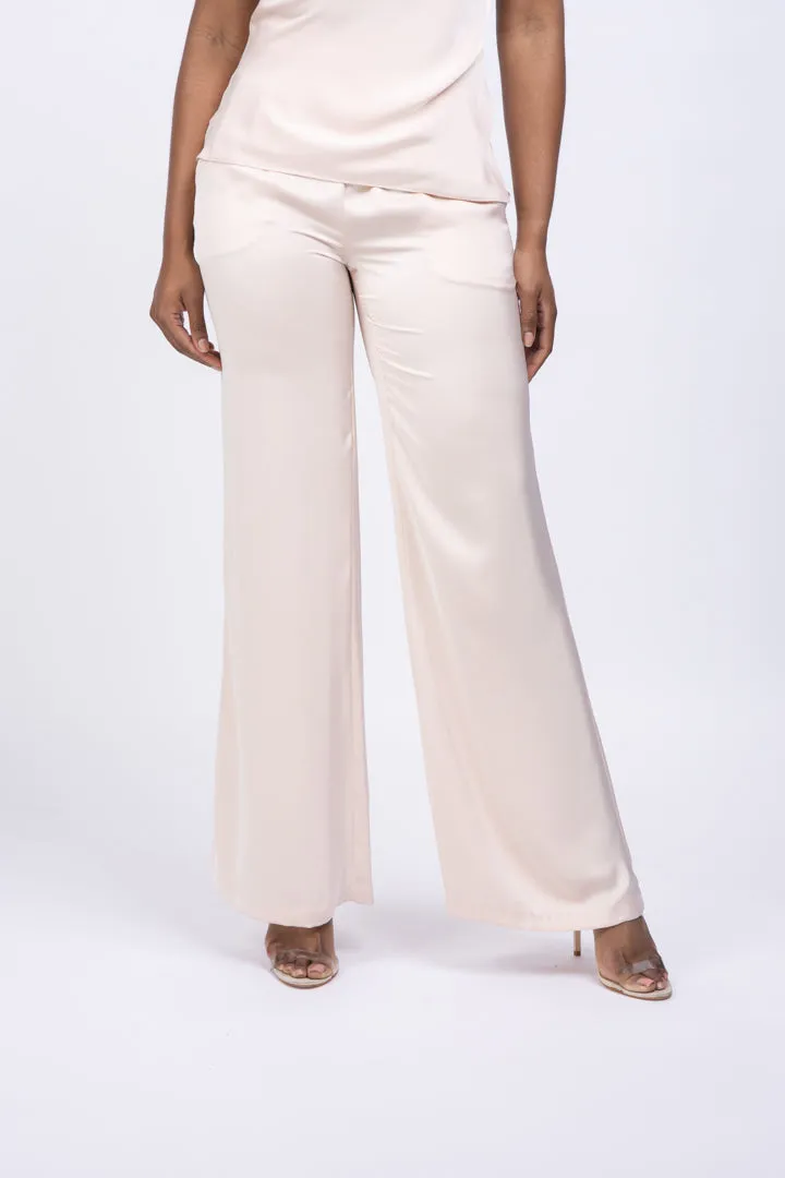 Ramy Brook Joss Wide-Leg Pants Blush