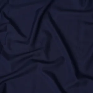 Royal Blue SCABAL Super 150's Wool and Silk Suiting Fabric - 3.5 Meters, 150 cm Width, Made in the UK-D21255