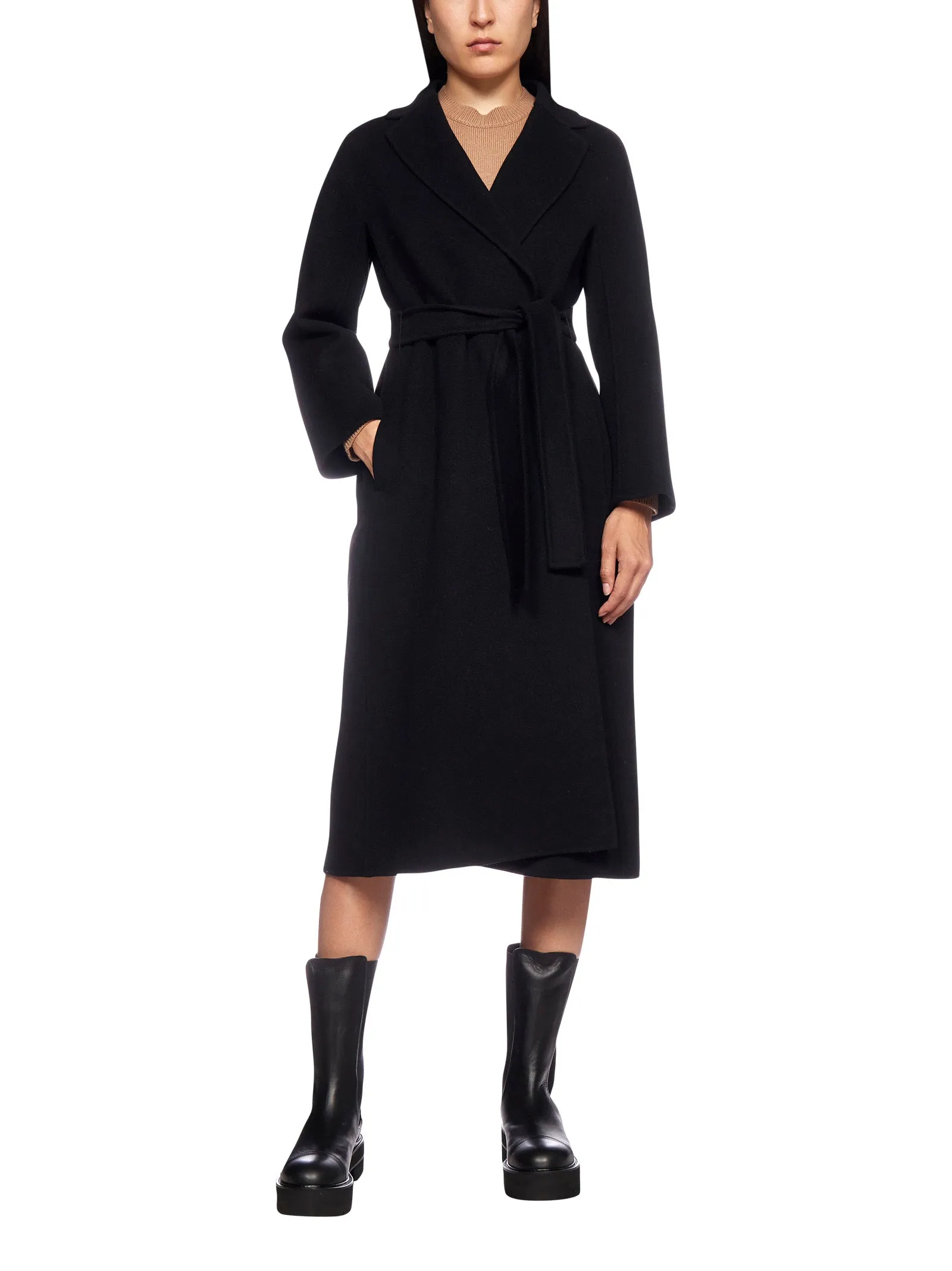 'S Max Mara Esturia Tie Belt Coat