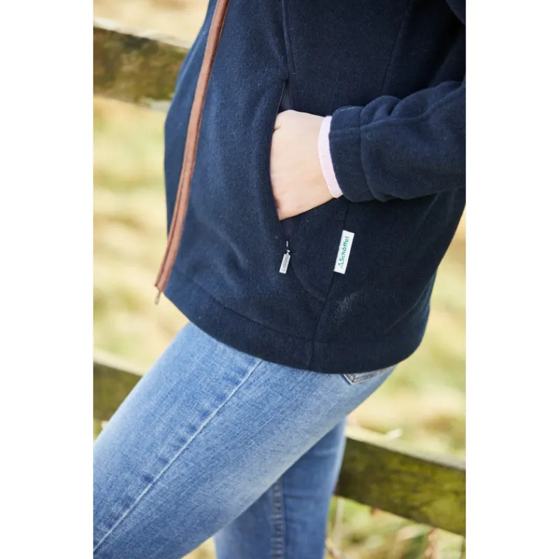 Schoffel Burley Ladies Fleece Jacket - Navy