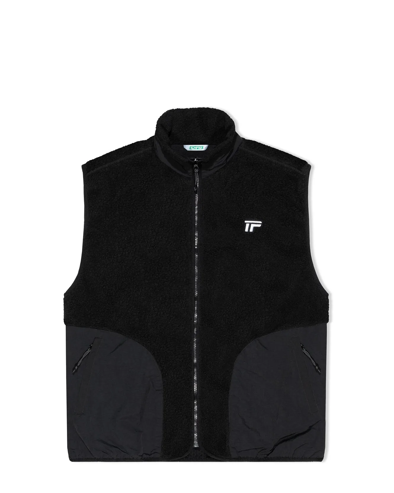 Sherpa Stash Vest - Black / Black