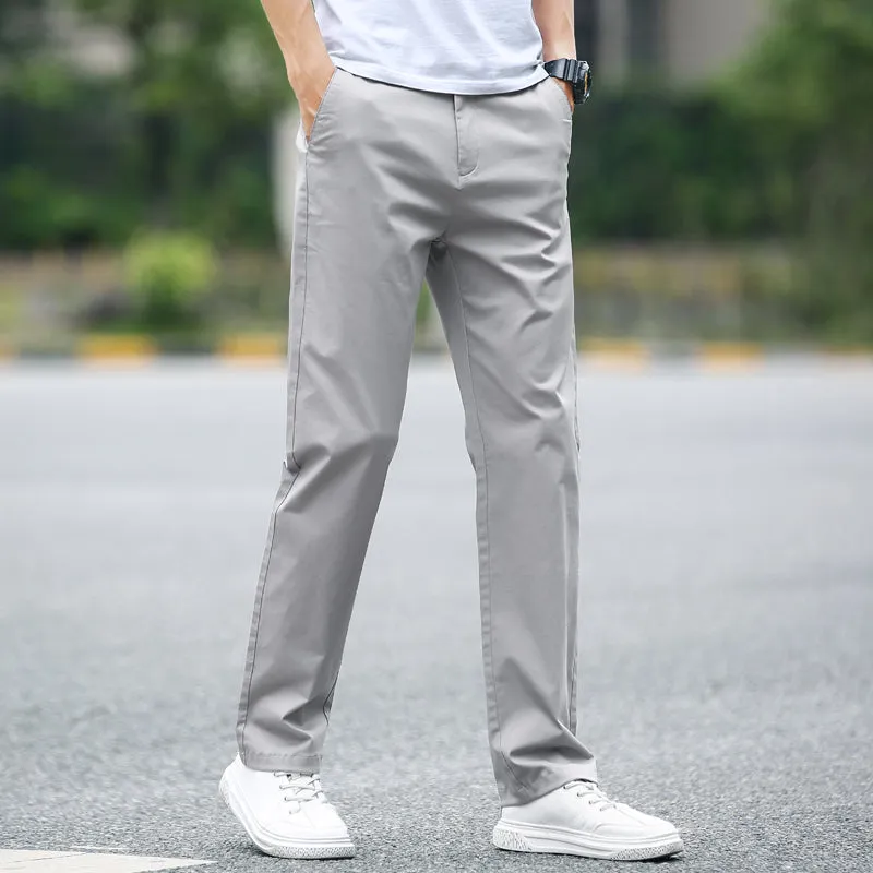 Spring And Autumn Loose Straight Suit Pants