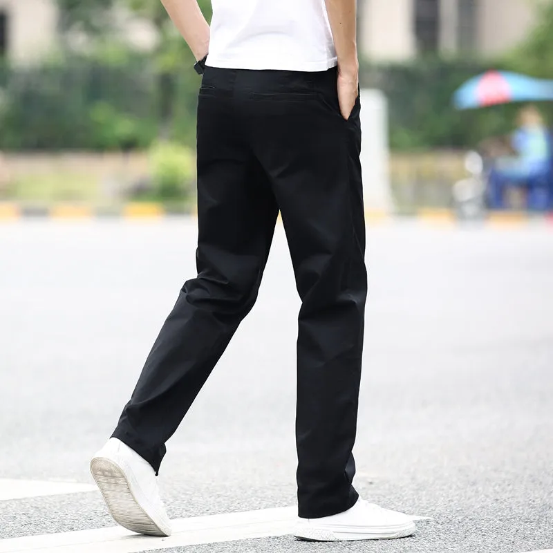 Spring And Autumn Loose Straight Suit Pants