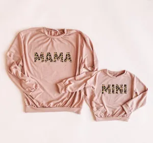 Tan Mama and Mini Mommy and Me Sweater