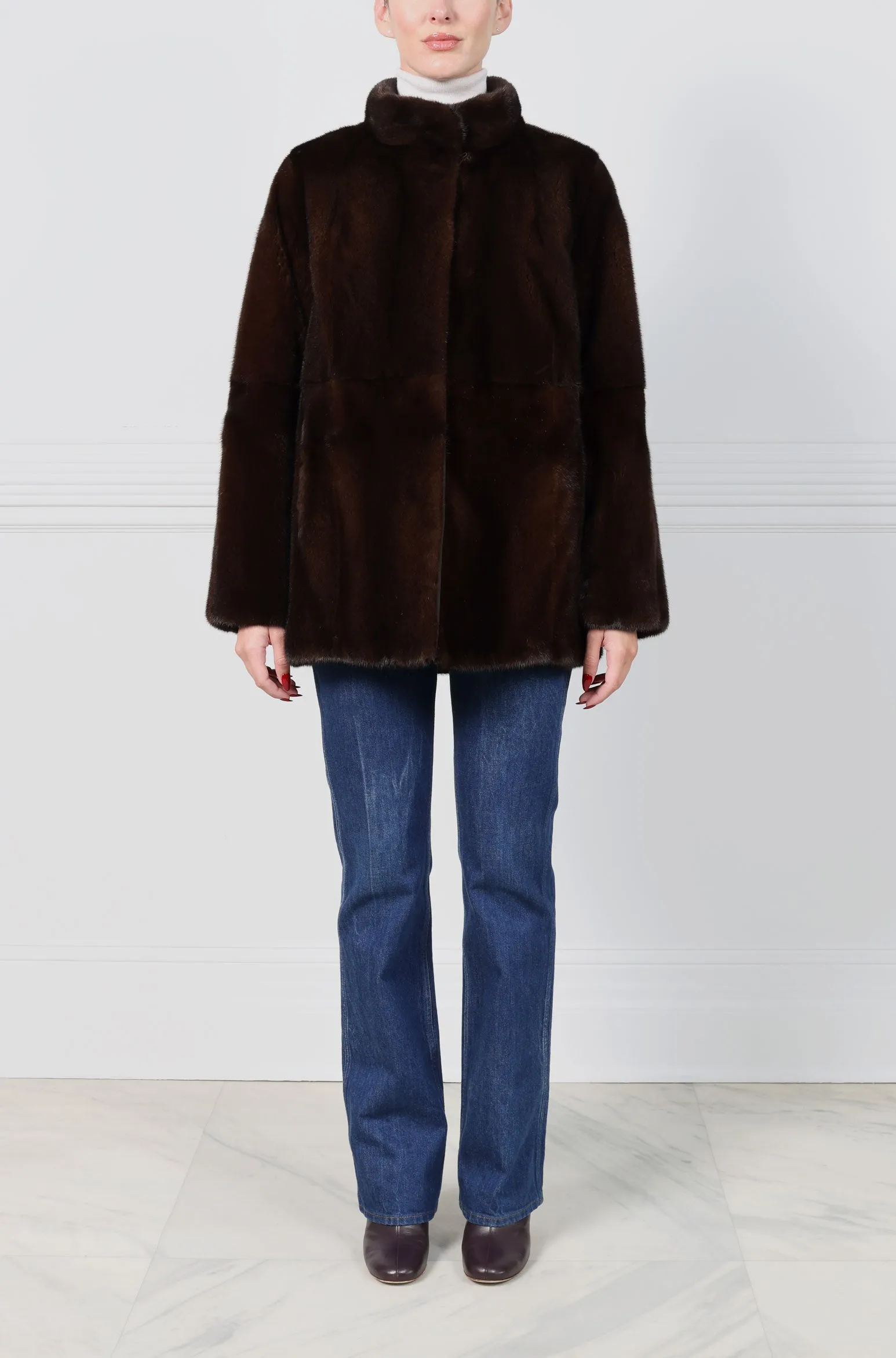 The Millie Reversible Mink Fur Jacket