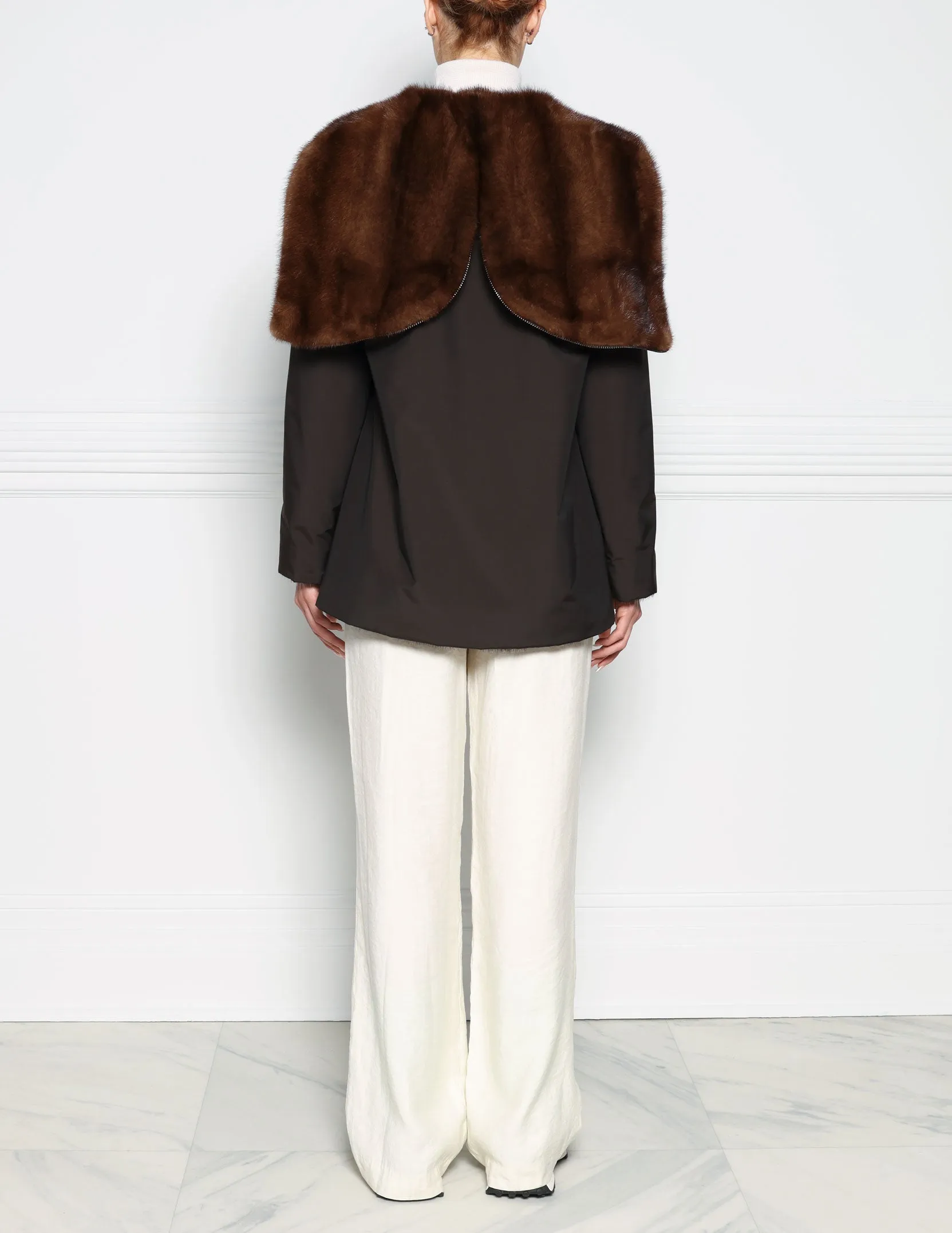 The Stadium Reversible Mink Fur Coat