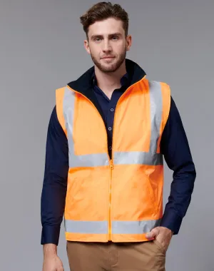 Winning Spirit VIC Rail Hi Vis Reversible Safety Vest - Unisex (SW76)