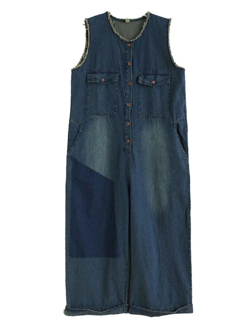 Women's Durability and Comfort Pockets Overalls Dungarees