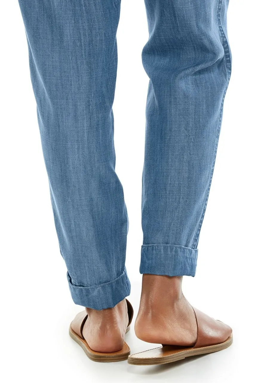 Women's Enclave Weekend Pants  |  Light Indigo Chambray