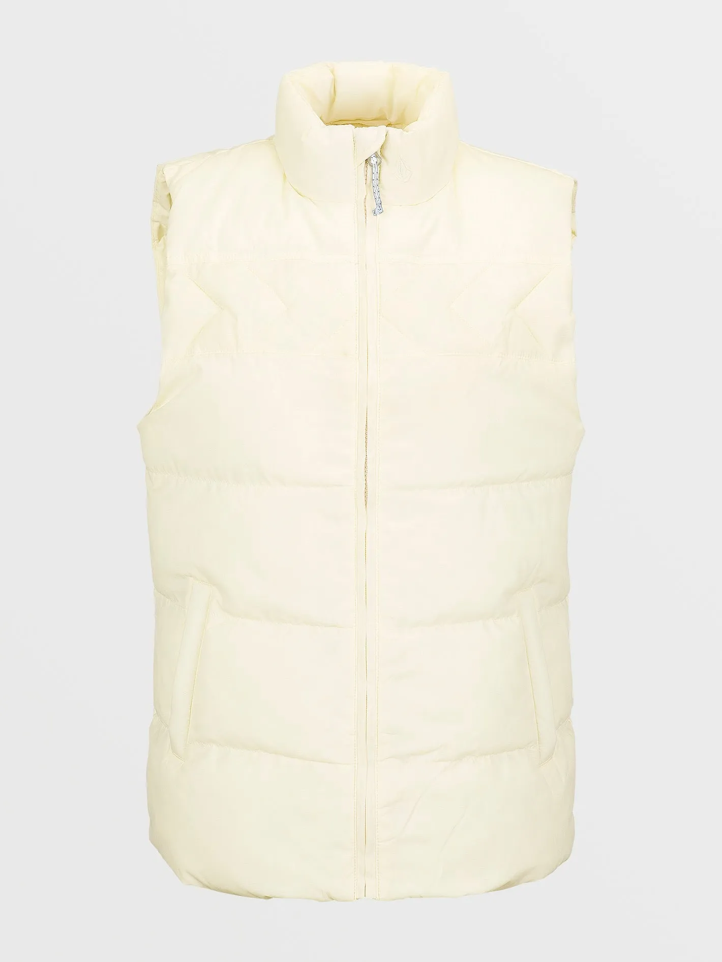 Womens Stone Castine Puff Vest - Moonbeam