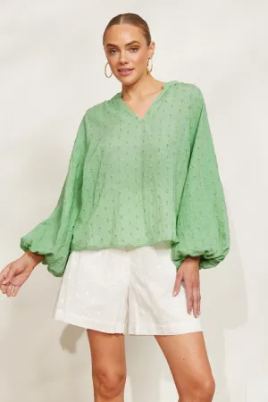 Zephyr Blouse - Jade